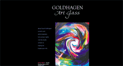 Desktop Screenshot of goldhagenartglass.com