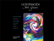 Tablet Screenshot of goldhagenartglass.com